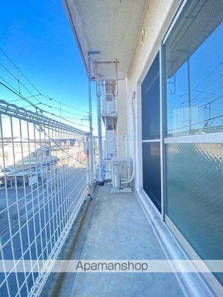 コート新北Ⅳ[1K/19.44m2]のバルコニー