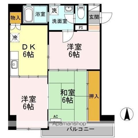 ハイム辻Aの間取り写真