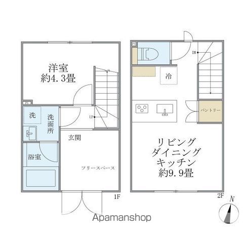 フォルモントの間取り写真