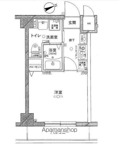 グリフィン横浜・山手の間取り写真