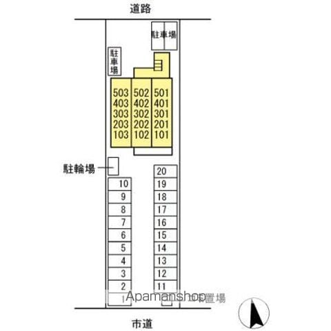 ＢＥＬＬＥ　ＳＯＣＩＡ（ベルソシエ） 503 ｜ 岐阜県岐阜市長良井田77（賃貸アパート3LDK・5階・75.60㎡） その11