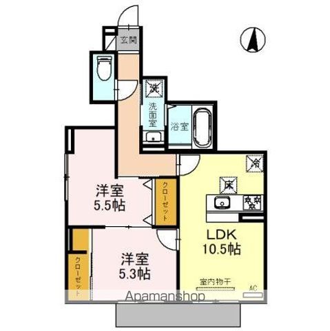 DーROOM大覚寺の間取り写真