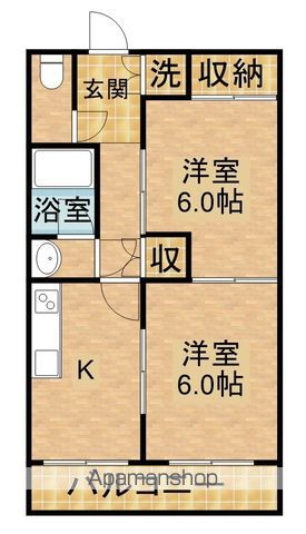 ユーロハイツ浜岡の間取り写真