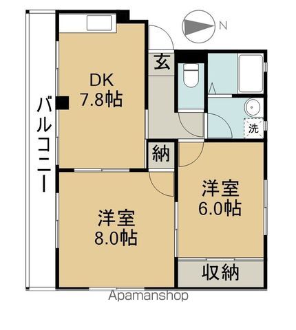 大津マンションIIの間取り写真