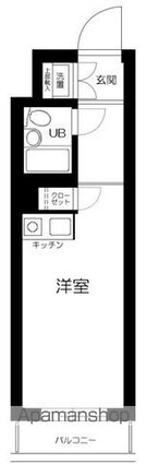 東京都渋谷区千駄ヶ谷３丁目[1R/18.48m2]の間取図
