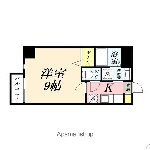 月光 岡山市役所前の間取り写真
