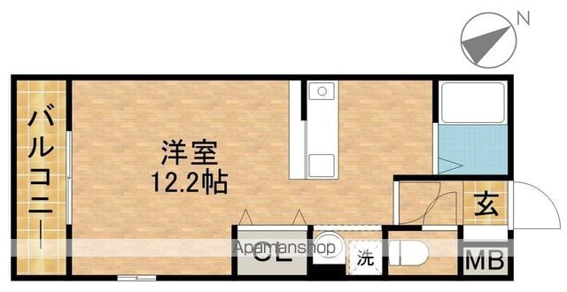 アポロミレニアの間取り写真
