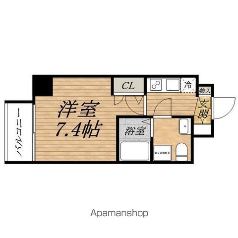 ミュプレ北浜EASTの間取り写真
