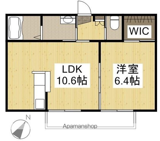 ローズ・パール A棟の間取り写真