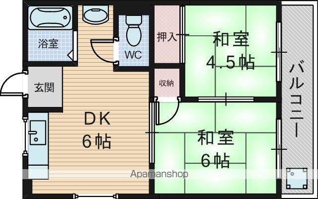 タナカ産業ビル2号館の間取り写真