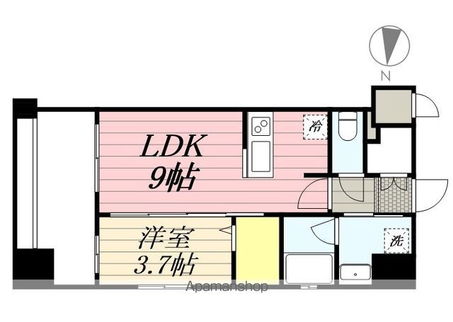 ラクレイス香椎駅前の間取り