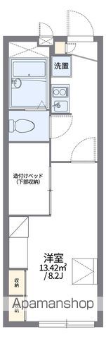 レオパレスグレース小松の間取り