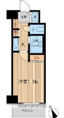 ベジフル北新宿弐番館の間取り写真