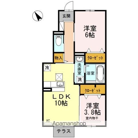 DーROOM ふしみの間取り写真