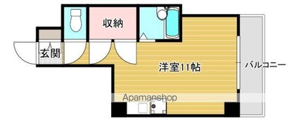 スパジオカーサ[1R/30m2]の間取図