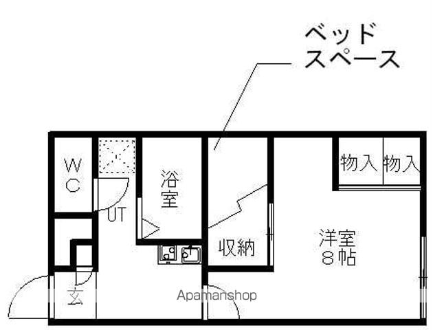 レオパレスたんぽぽの間取り写真
