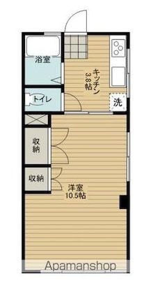 マルコーハイツ[1K/30.23m2]の間取図