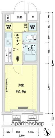 メインステージ大井町の間取り写真