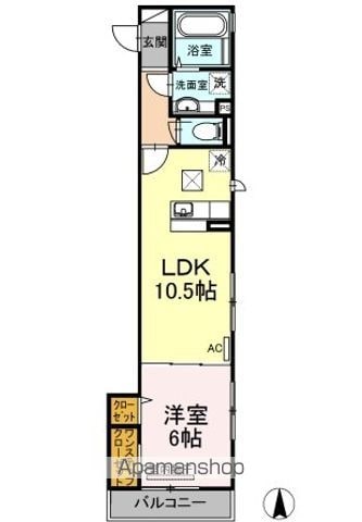 セジュール武蔵新城の間取り写真