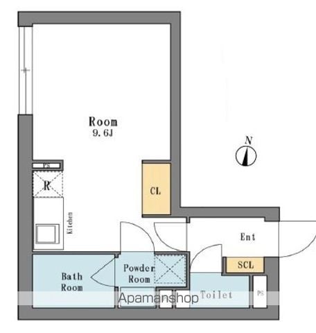 LEGALAND西新宿ANNEXの間取り写真