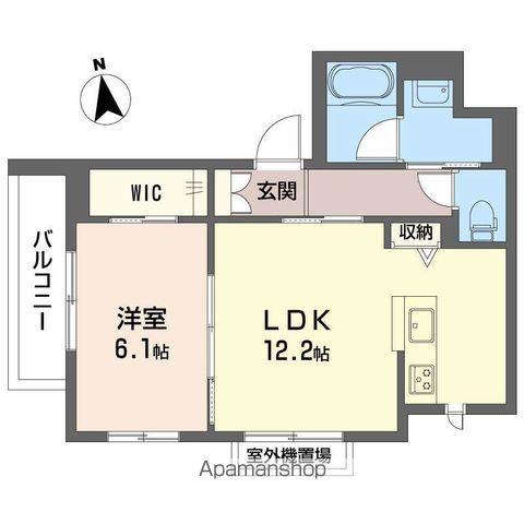 フルールKの間取り写真