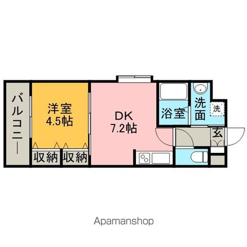 【Ｆ・ＰＡＲＣ博多駅南の間取り】