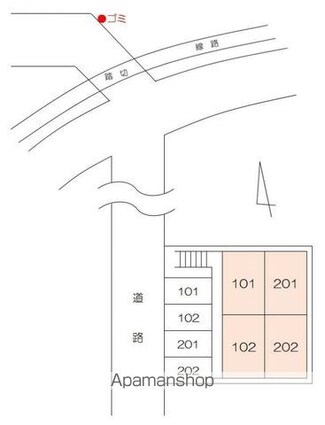 フィルハイツ円座[2DK/39.74m2]の配置図
