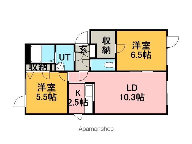 エクレール花川Iの間取り写真