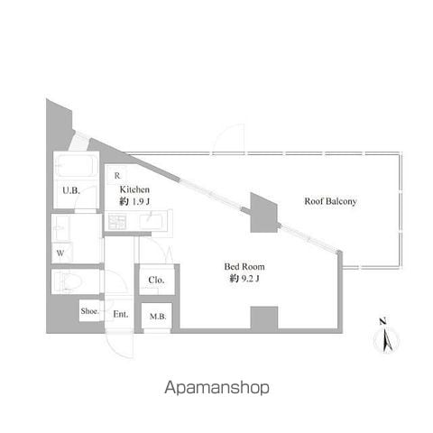B CITY APARTMENT ITABASHI NORTHの間取り写真