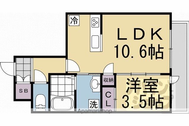 ATTRICE円町の間取り写真