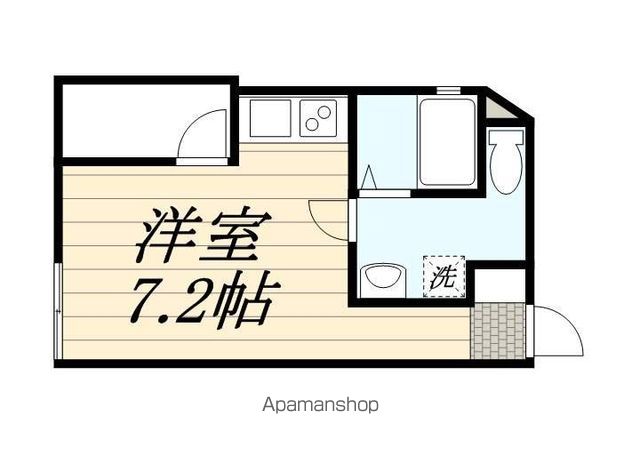 【府中市白糸台のアパートの間取り】