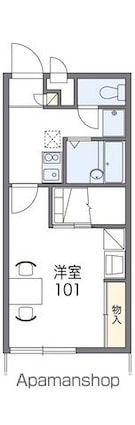 レオパレスアタンドル[1K/23.18m2]の間取図