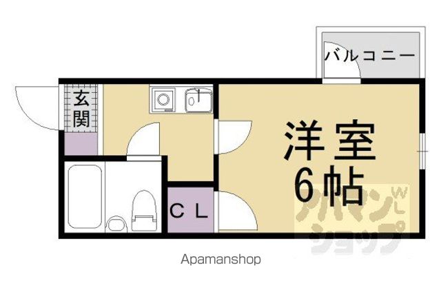 レオパレスRX山科の間取り写真