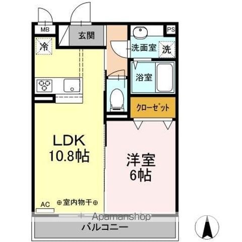 コモンリード華孝 山王の間取り写真