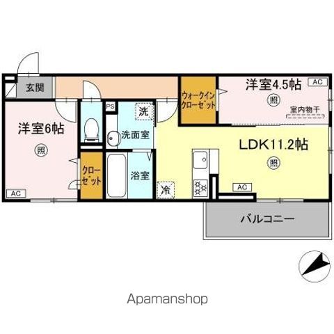 DーROOM パレットハウスの間取り写真
