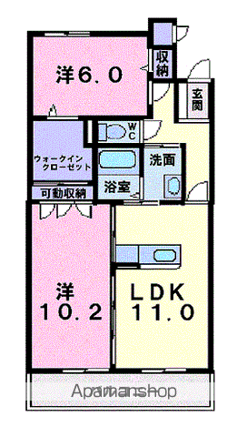 セントラルタウンの間取り写真