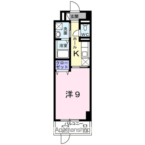 ノーサイド立葉の間取り写真