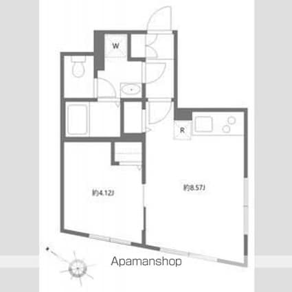 エルファーロ大塚Ⅳ[1LDK/30.71m2]の間取図