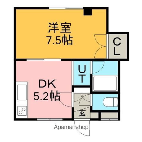 メゾンド厚別の間取り写真