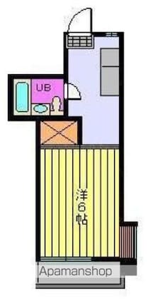 メゾン北斗[1K/19.44m2]の間取図