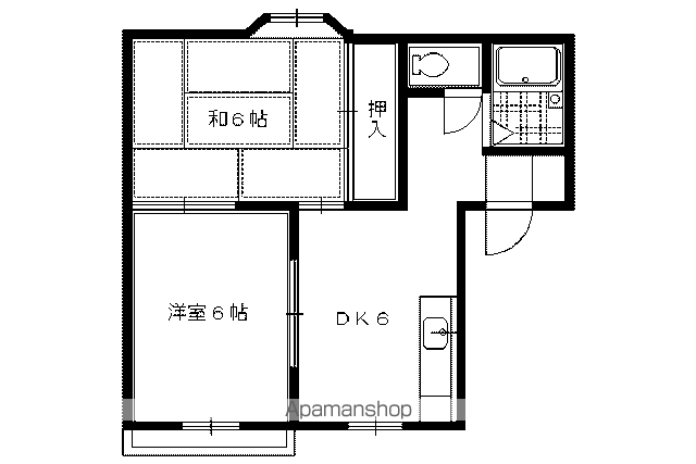 アパート華の間取り写真