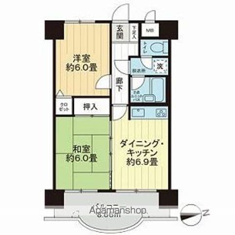 ライオンズマンションサンフラワーの間取り写真