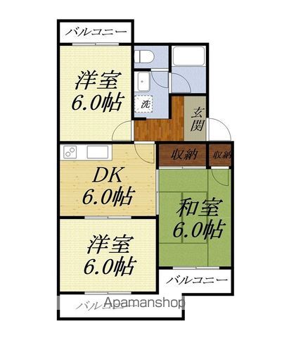 YUYUハイツIIの間取り写真