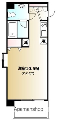 ライラック[1R/27.83m2]の間取図
