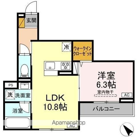 DーCLAIRの間取り写真