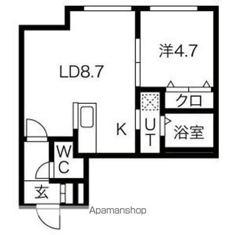 PINO KITAMARUYAMAの間取り写真