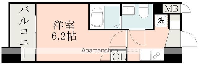 S−RESIDENCE照国ASCENTの間取り写真