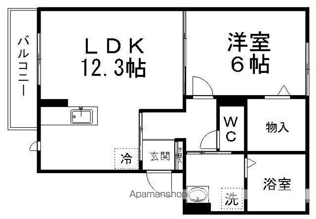 ブライト木町の間取り写真