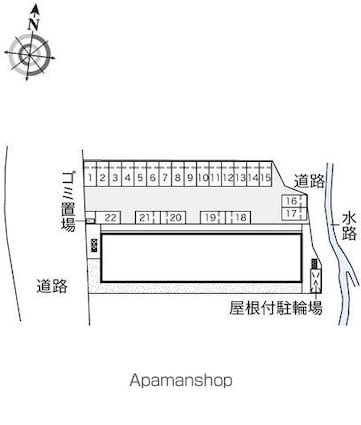 レオネクストクレソン　コマイ[1K/34.88m2]の配置図