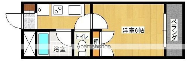 宮崎ハイツの間取り写真